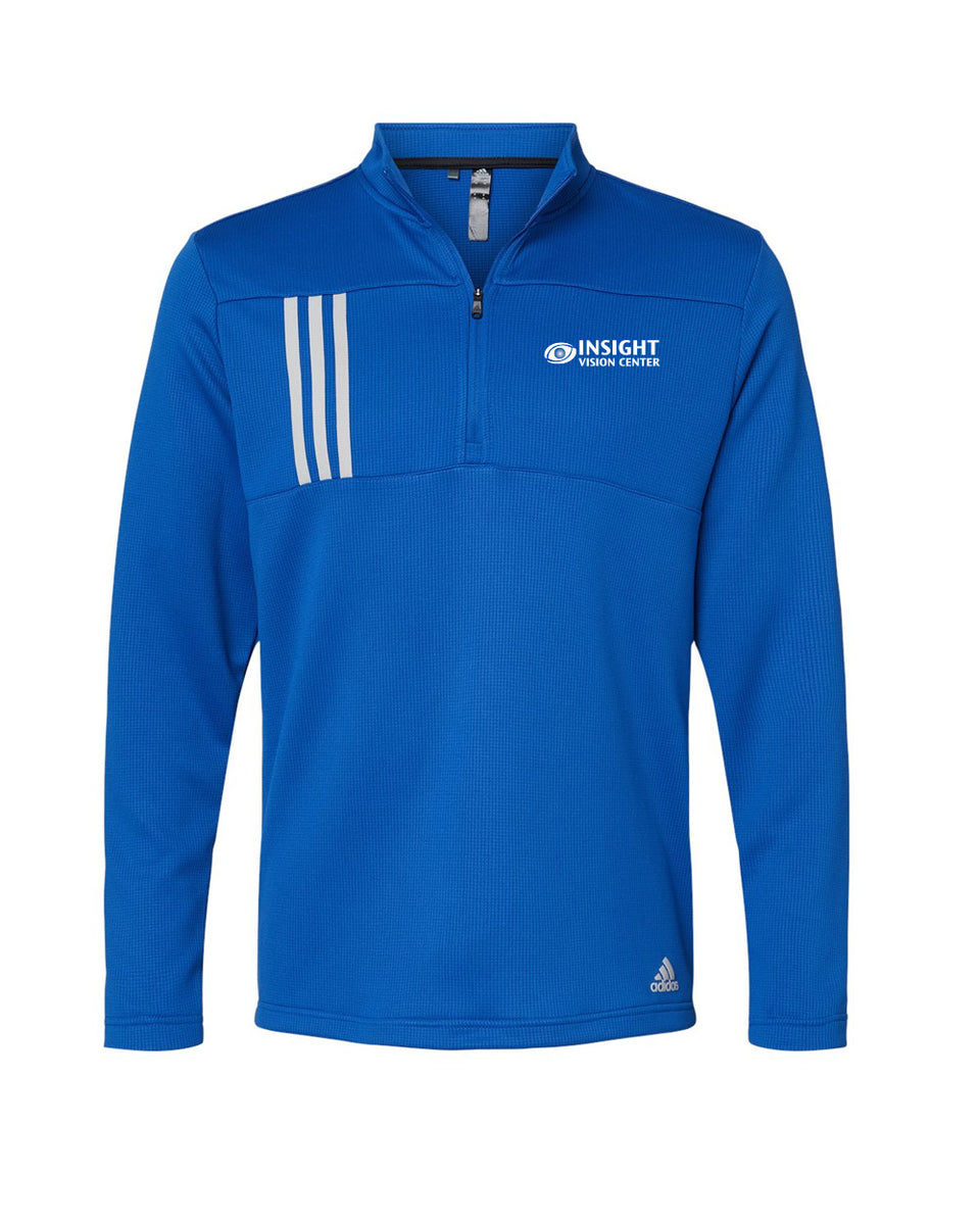 Insight/AEG Adidas® 3Stripes Double Knit QuarterZip Pullover