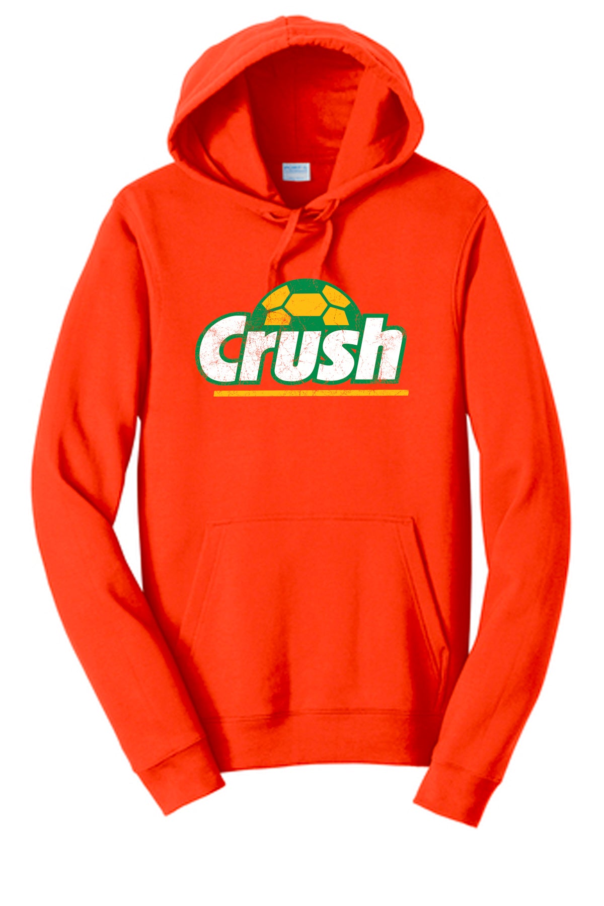 Orange Crush - Port & Co.® - Core Fleece Pullover Hooded Sweatshirt