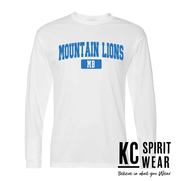 Mountain Lions MB -- C2 - Performance Long Sleeve T-Shirt