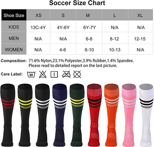 Orange Soccer Socks 2-Pack