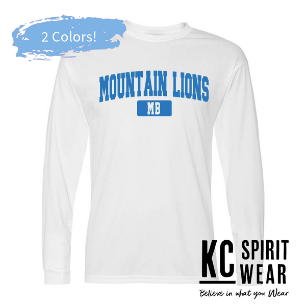 Mountain Lions MB -- C2 - Performance Long Sleeve T-Shirt