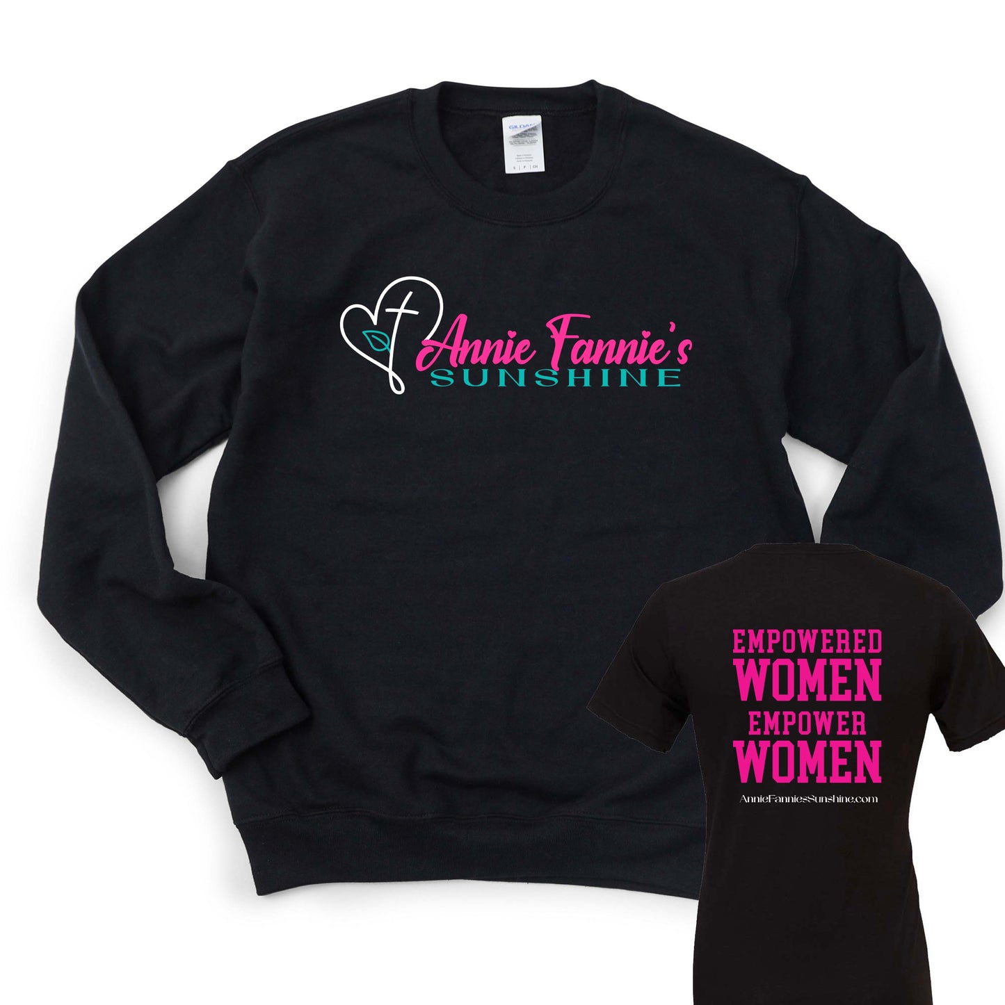 Annie Fannie's Sunshine -- BELLA+CANVAS - Sponge Fleece Raglan Crewneck Sweatshirt