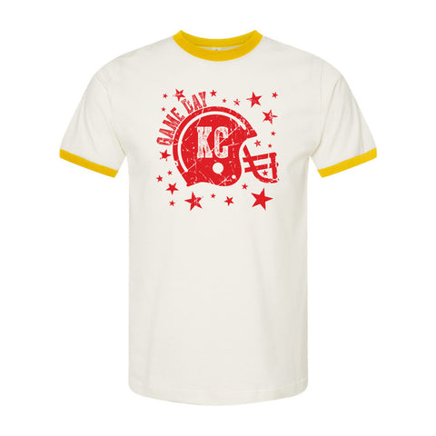 KC Game Day -- Tultex - Fine Jersey Ringer T-Shirt