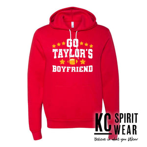 Go Taylor's Boyfriend #87 -- BELLA+CANVAS® - Sponge Fleece Hooded Sweatshirt