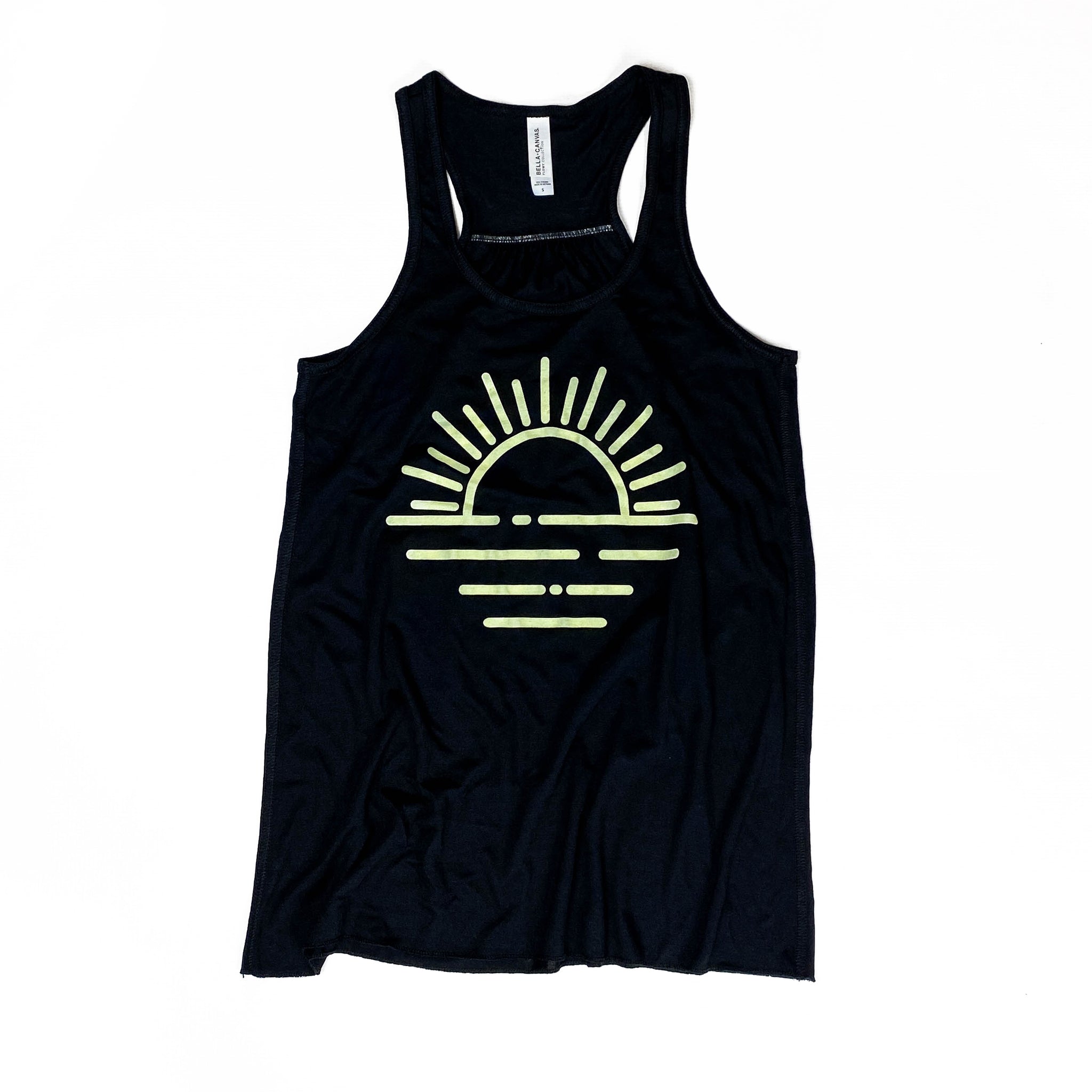Summer Sunset -- BELLA+CANVAS® - Women's Flowy Racerback Tank