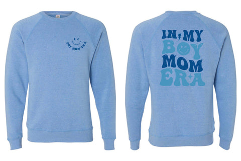 Boy Mom -- Independent Trading Co. - Special Blend Crewneck Raglan Sweatshirt