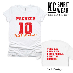 #10 Isiah Pacheco -- BELLA+CANVAS - Jersey Tee