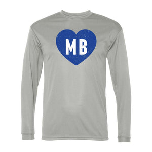 MB Heart -- C2 - Performance Long Sleeve T-Shirt