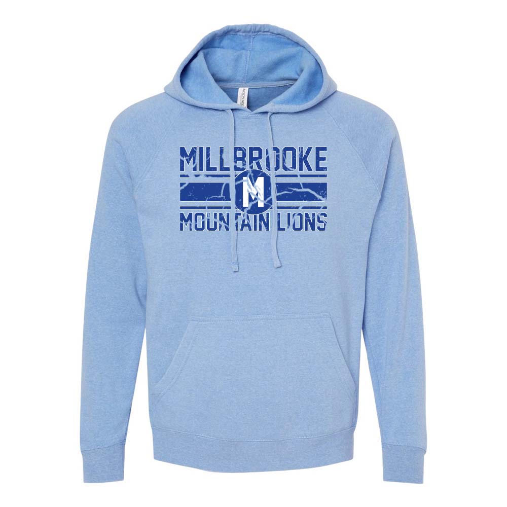 Millbrooke Mountain Lions -- Independent Trading Co. - Special Blend Raglan Hooded Sweatshirt