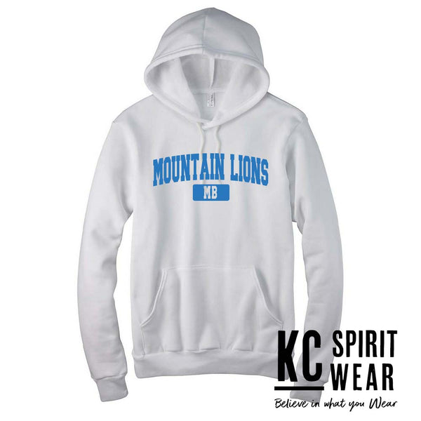 Mountain Lions MB -- BELLA+CANVAS - Sponge Fleece Hooded Sweatshirt