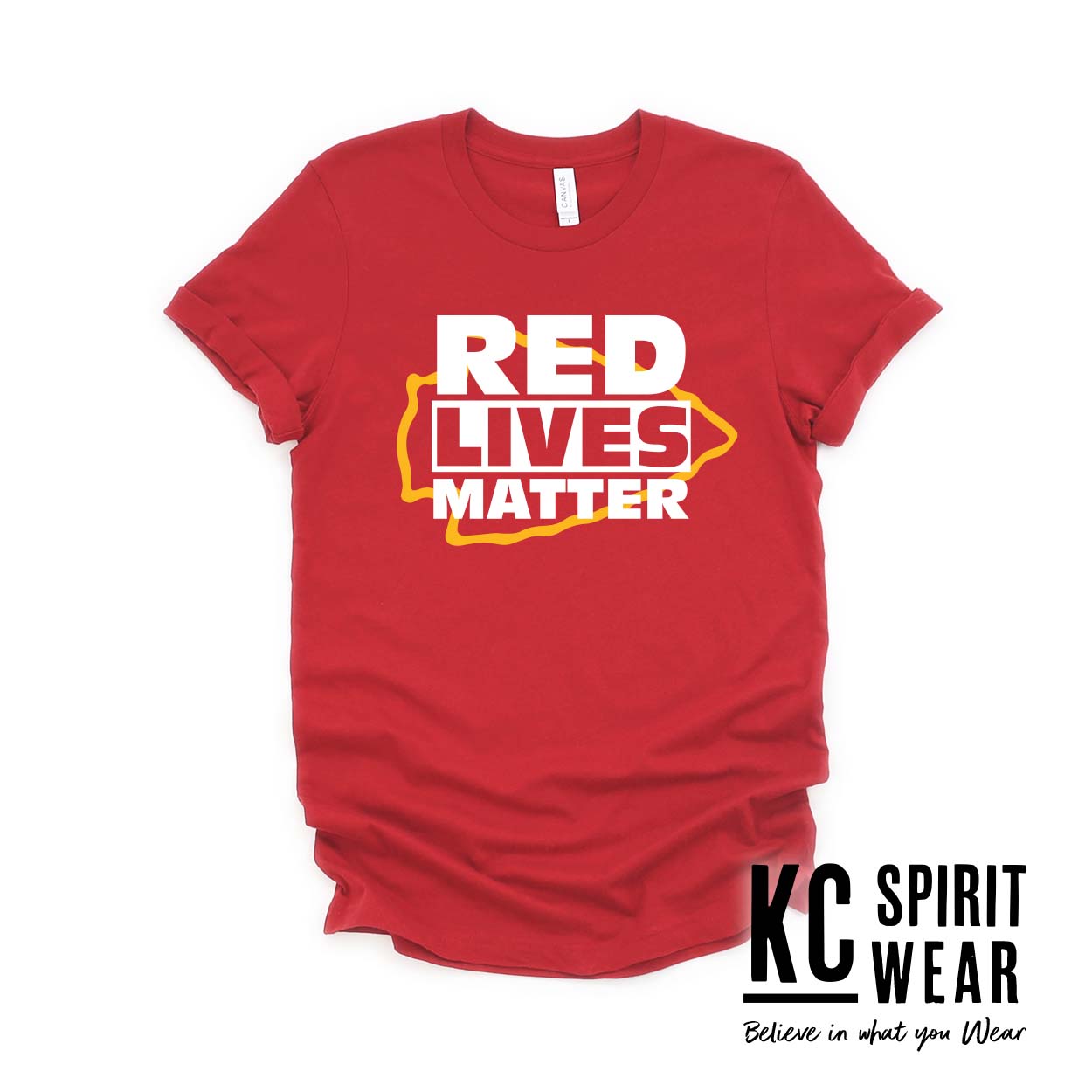 Red Lives Matter -- BELLA+CANVAS - Jersey Tee