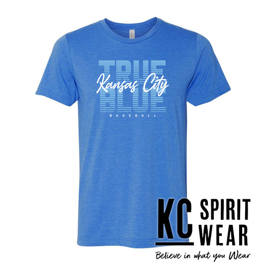 True Blue Kansas City -- BELLA+CANVAS - Jersey Tee