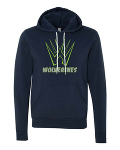 Wolverines -- BELLA+CANVAS® - Sponge Fleece Hooded Sweatshirt