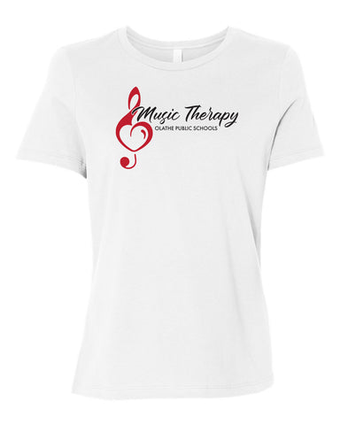 Olathe Music Therapy - BELLA+CANVAS® - Women's Relaxed Jersey Tee