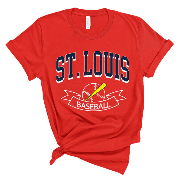 St. Louis Baseball -- BELLA+CANVAS® - Jersey Tee