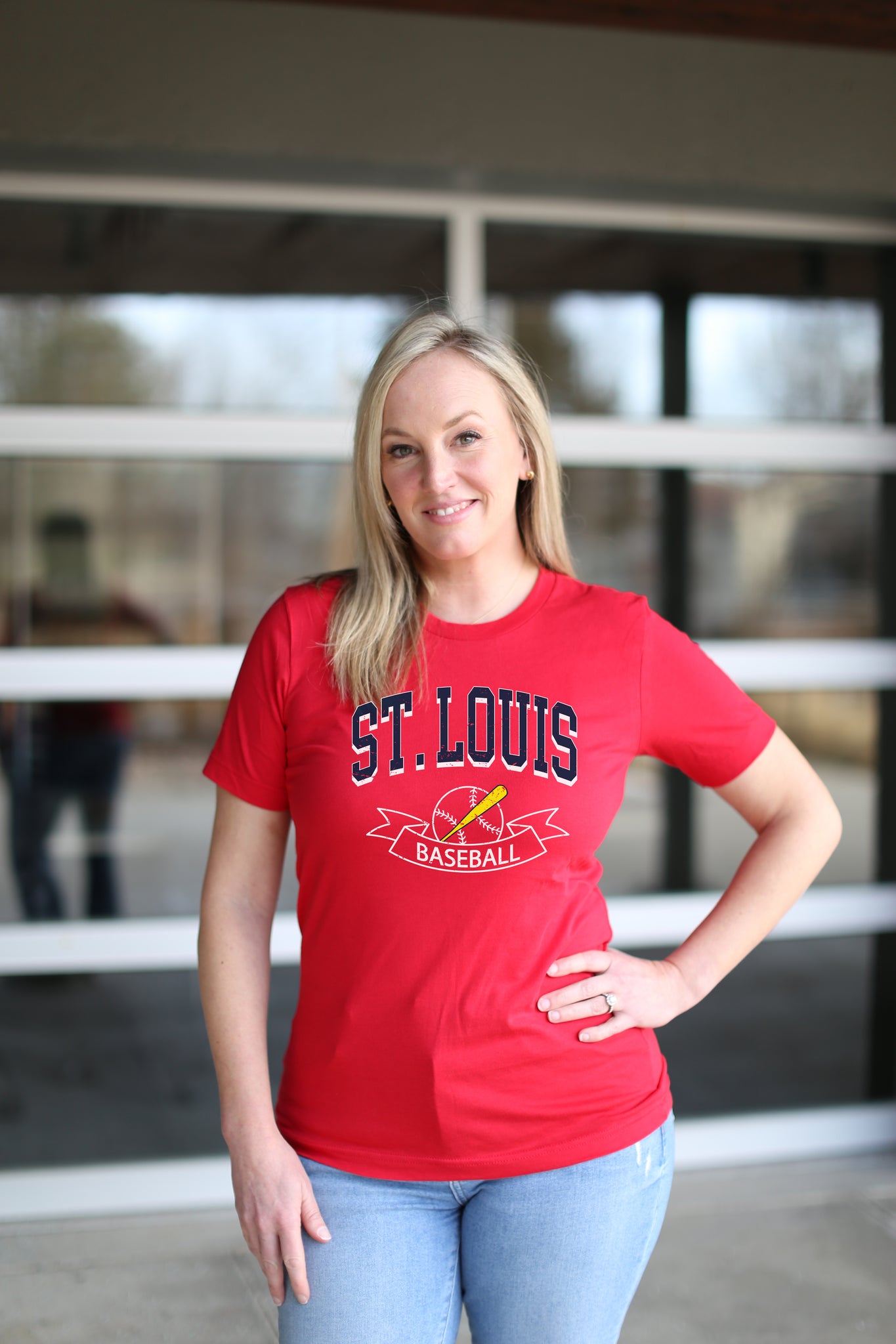 St. Louis Baseball -- BELLA+CANVAS® - Jersey Tee