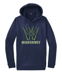 Wolverines - Sport-Tek® - Sport-Wick® Fleece Hooded Sweatshirt